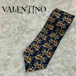 ヴァレンティノ(VALENTINO)のVALENTINO ヴァレンティノ ☆ ネクタイ シルク100% 鳥(ネクタイ)