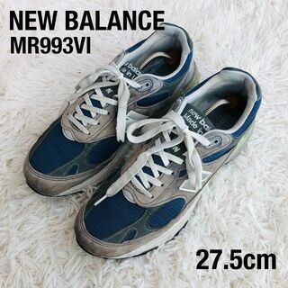 ニューバランス(New Balance)のニューバランス993スニーカーNEW BALANCEネイビーグレーMR993VI(スニーカー)