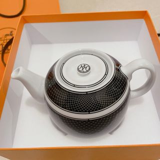 Hermes - 新品未使用 アッシュデコ Hデコ ブラック ティーポット 定価以下 付属品完備