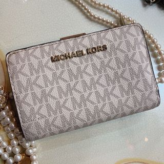 マイケルコース(Michael Kors)のMICHAEL KORS コンパクト財布 中古美品 おしゃれ 大人気高級ブランド(財布)