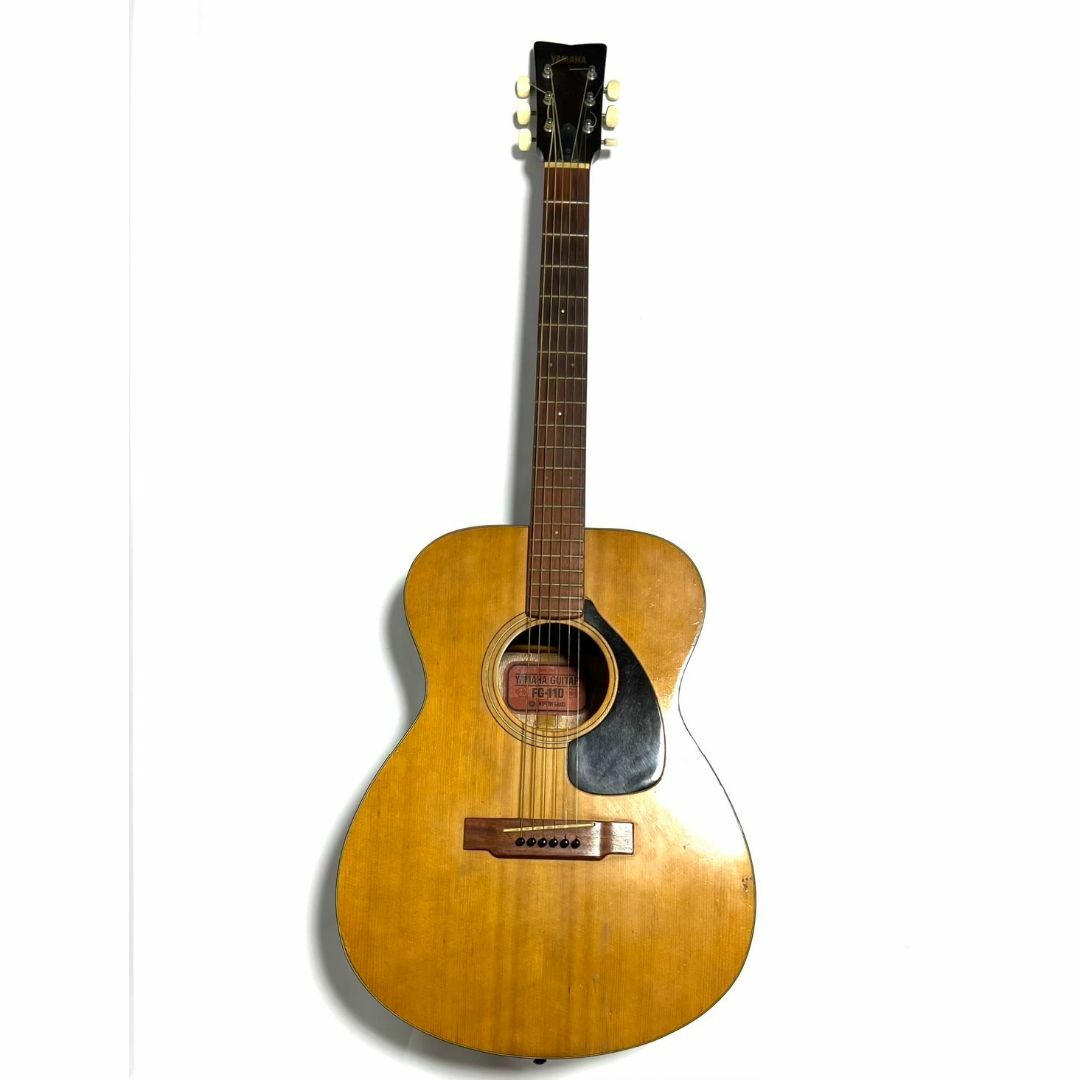 ヤマハ(ヤマハ)の☆希少品 YAMAHA ヤマハ アコースティックギター  FG-110 赤ラベル 楽器のギター(アコースティックギター)の商品写真