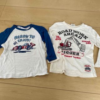 ザラキッズ(ZARA KIDS)のZARA FOKIDS 長袖Tシャツ　ロンT 90cm 95cm 2枚セット(Tシャツ/カットソー)