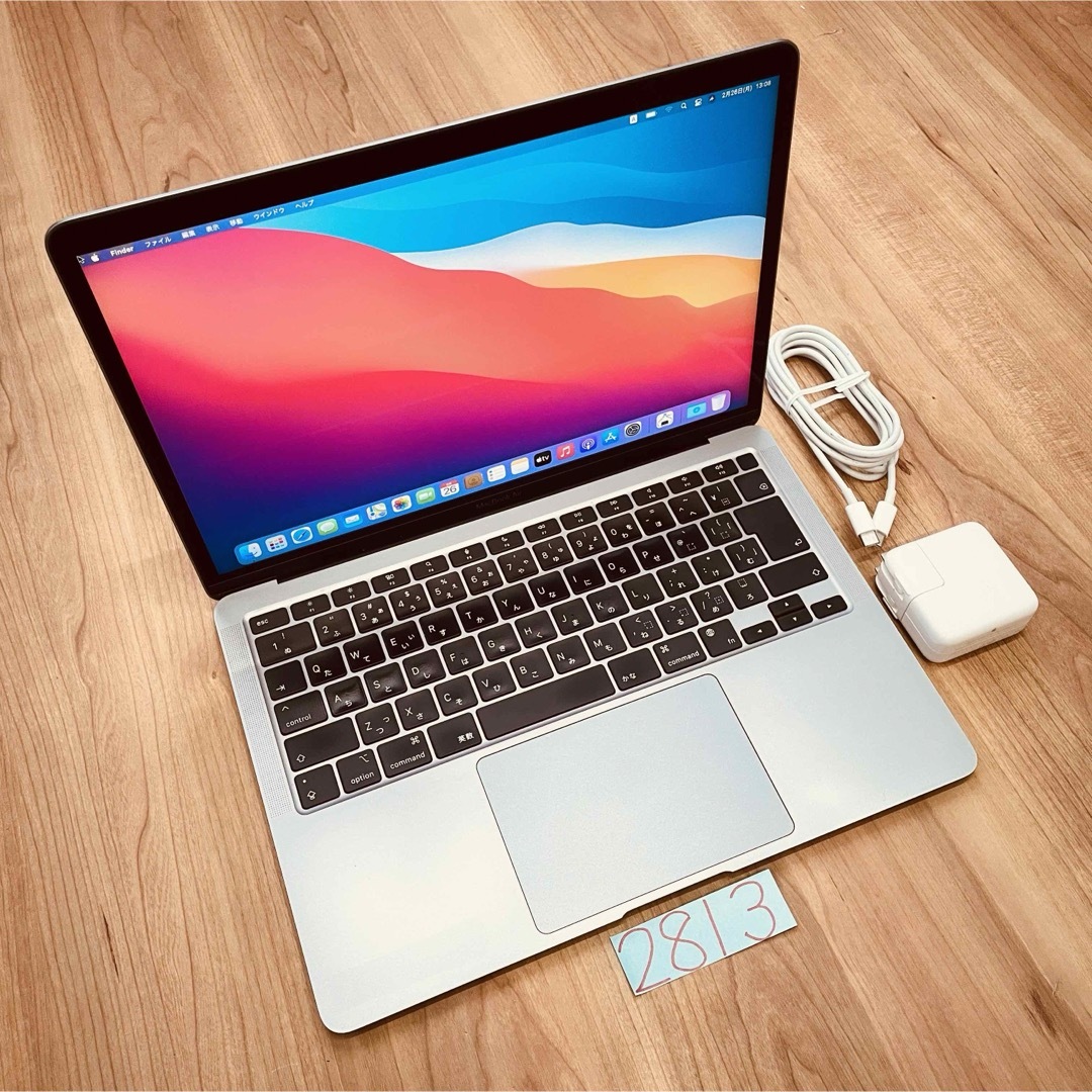 Mac (Apple)(マック)のMacBook air 13インチ 2020 M1 フルCTO 管理番号2813 スマホ/家電/カメラのPC/タブレット(ノートPC)の商品写真