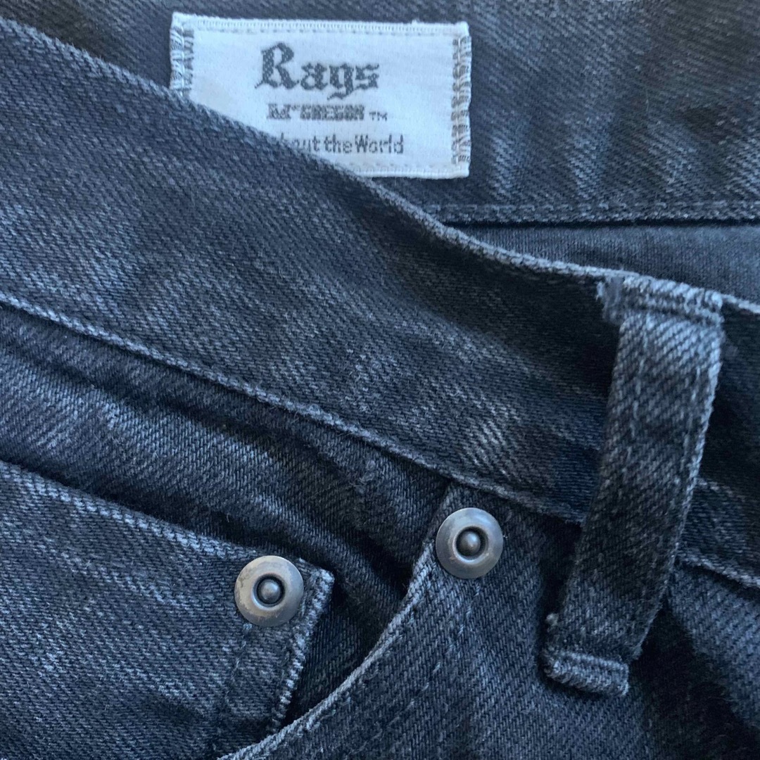 McGREGOR(マックレガー)のRAGS McGREGOR BONSURI DENIM ボンスリ　ブラックデニム メンズのパンツ(デニム/ジーンズ)の商品写真