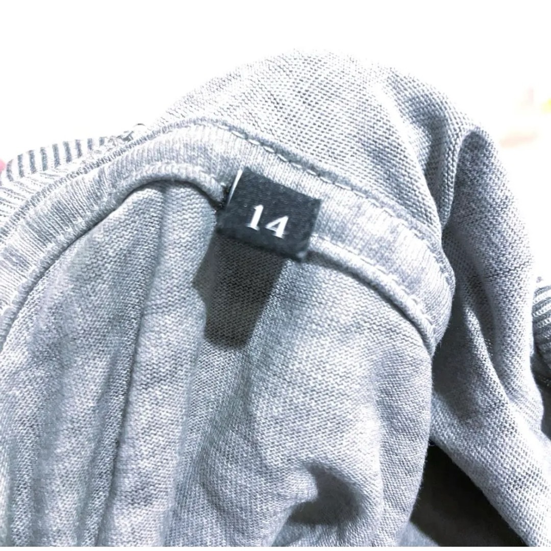 DIESEL(ディーゼル)のDIESEL ロングスリーブシャツ　サイズ14 長袖　ロンT グレー　ディーゼル キッズ/ベビー/マタニティのキッズ服男の子用(90cm~)(Tシャツ/カットソー)の商品写真
