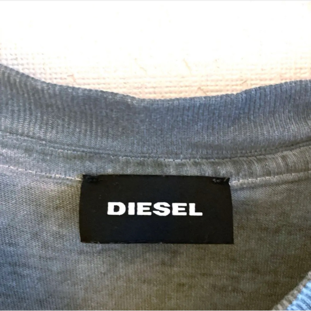 DIESEL(ディーゼル)のDIESEL ロングスリーブシャツ　サイズ14 長袖　ロンT グレー　ディーゼル キッズ/ベビー/マタニティのキッズ服男の子用(90cm~)(Tシャツ/カットソー)の商品写真