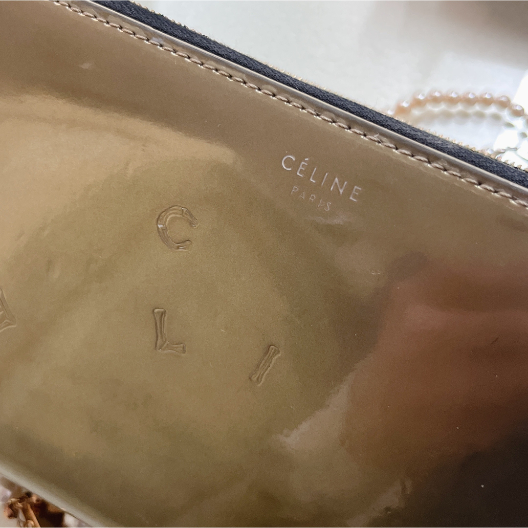 celine(セリーヌ)のCELINE 長財布 ジッピーウォレット レザー 難あり 高級ブランド 大人気 メンズのファッション小物(長財布)の商品写真