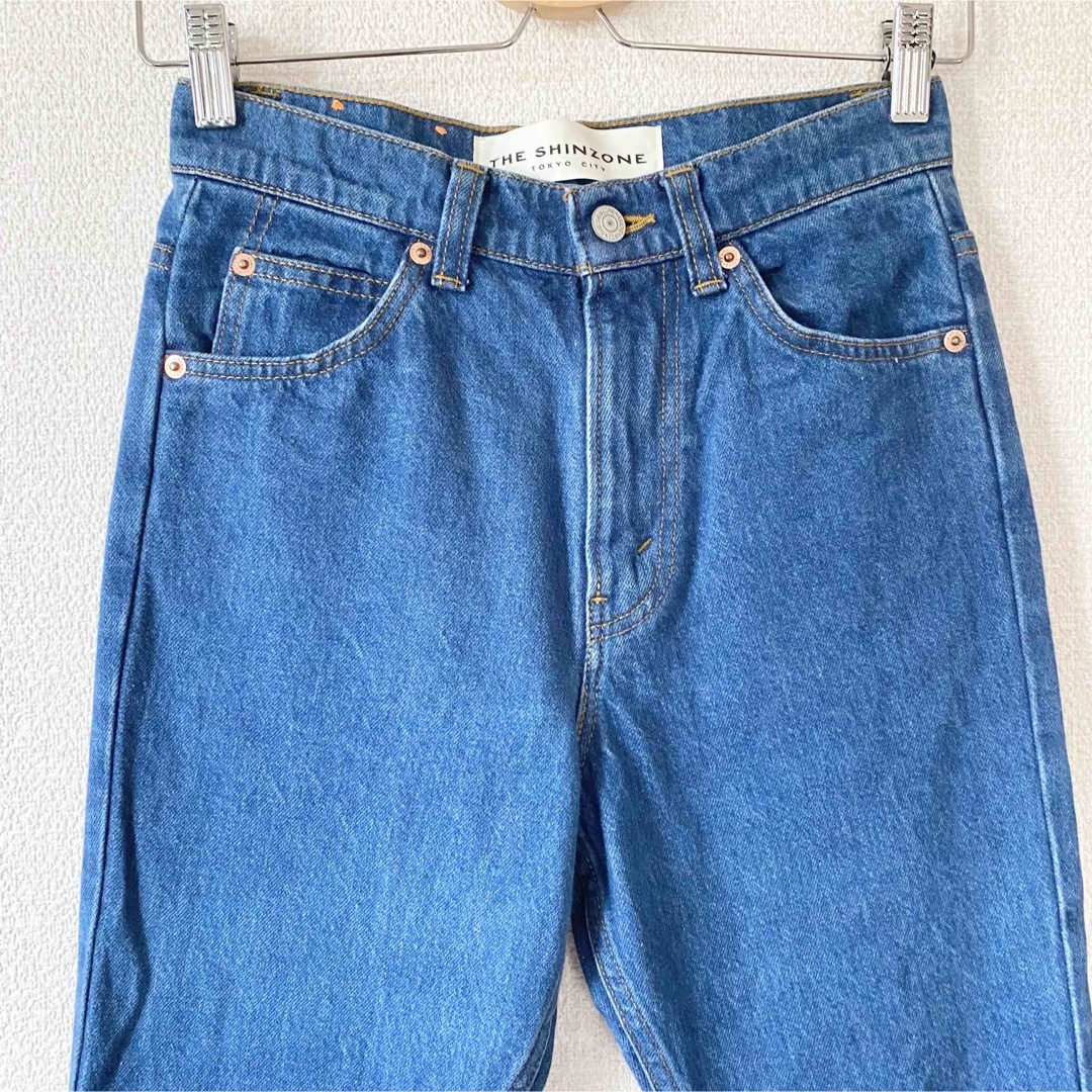 Shinzone(シンゾーン)のTHE SHINZONE GREENWICH JEANS 32 デニムパンツ レディースのパンツ(デニム/ジーンズ)の商品写真