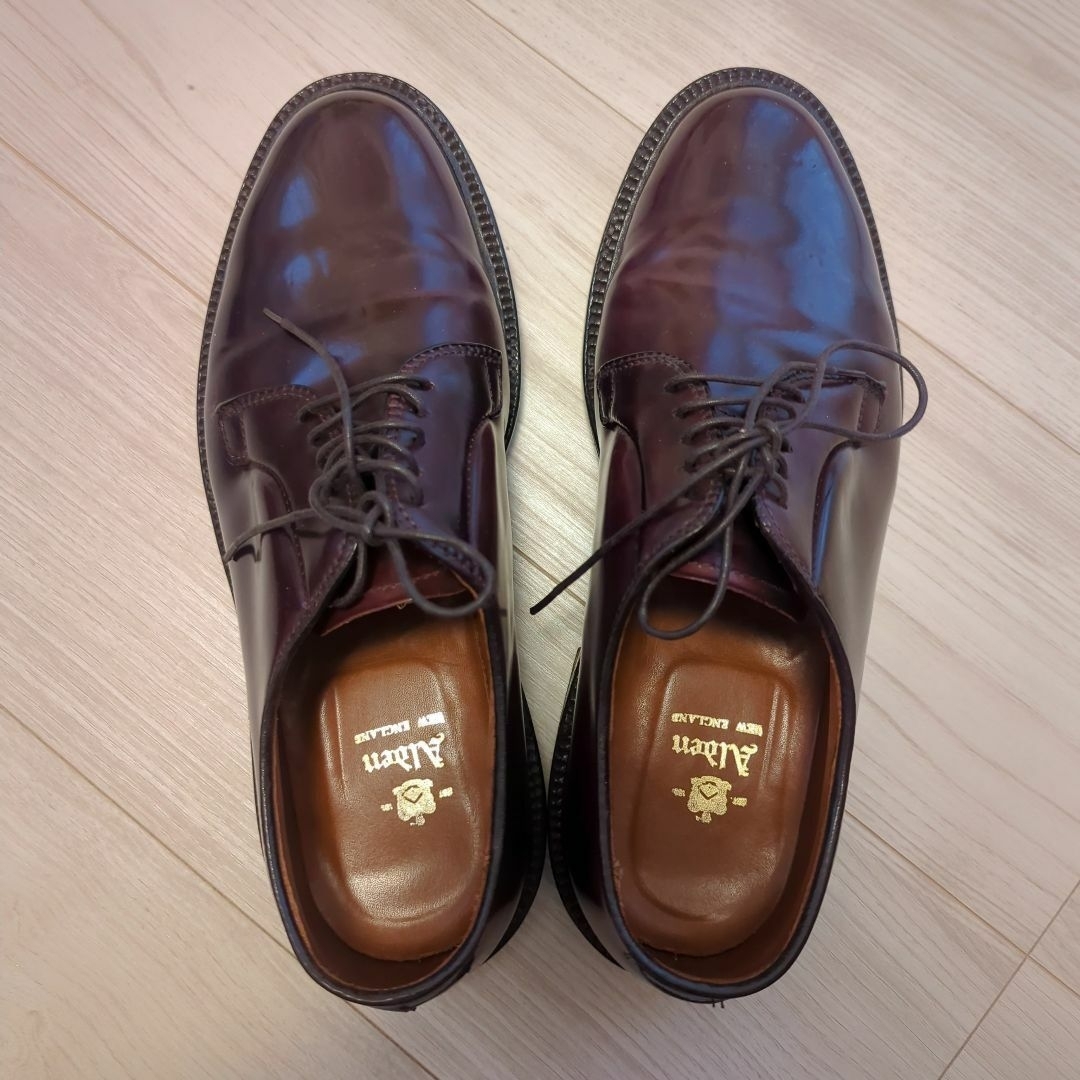 Alden(オールデン)の【極美品】オールデン（ALDEN）990 コードバン バーガンディ US7.5 メンズの靴/シューズ(ドレス/ビジネス)の商品写真