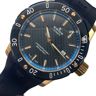 EDOX - 　エドックス EDOX クロノオフショア1 プロフェッショナル 80099-37RBU-BUIR3 GP/SS メンズ 腕時計