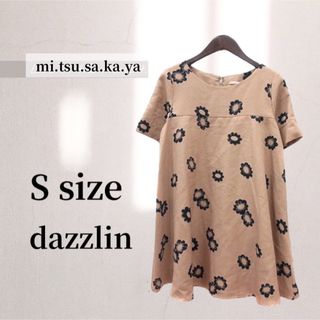 ダズリン(dazzlin)の新品未使用未使用タグ付定価7,350円ダズリンdazzlin花柄ワンピース春服(ひざ丈ワンピース)