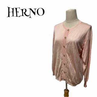 ヘルノ(HERNO)のHERNO ヘルノ ☆ カーディガン 薄手 イタリア製(カーディガン)