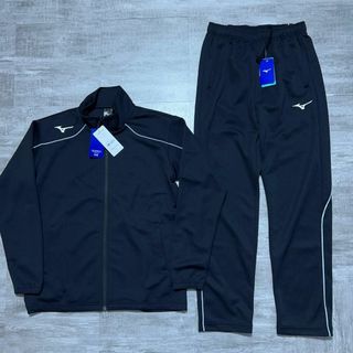 ミズノ(MIZUNO)の未使用タグ付属 MIZUNO ミズノ 黒 ジャージ セットアップ 上下 M(ジャージ)