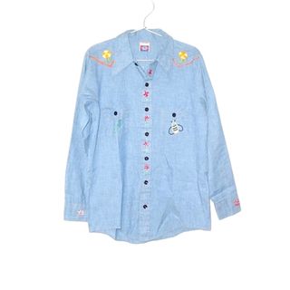 ヴィンテージ(VINTAGE)の▪️70’s【SEARS】CHAMBRAY SHIRT(シャツ/ブラウス(長袖/七分))