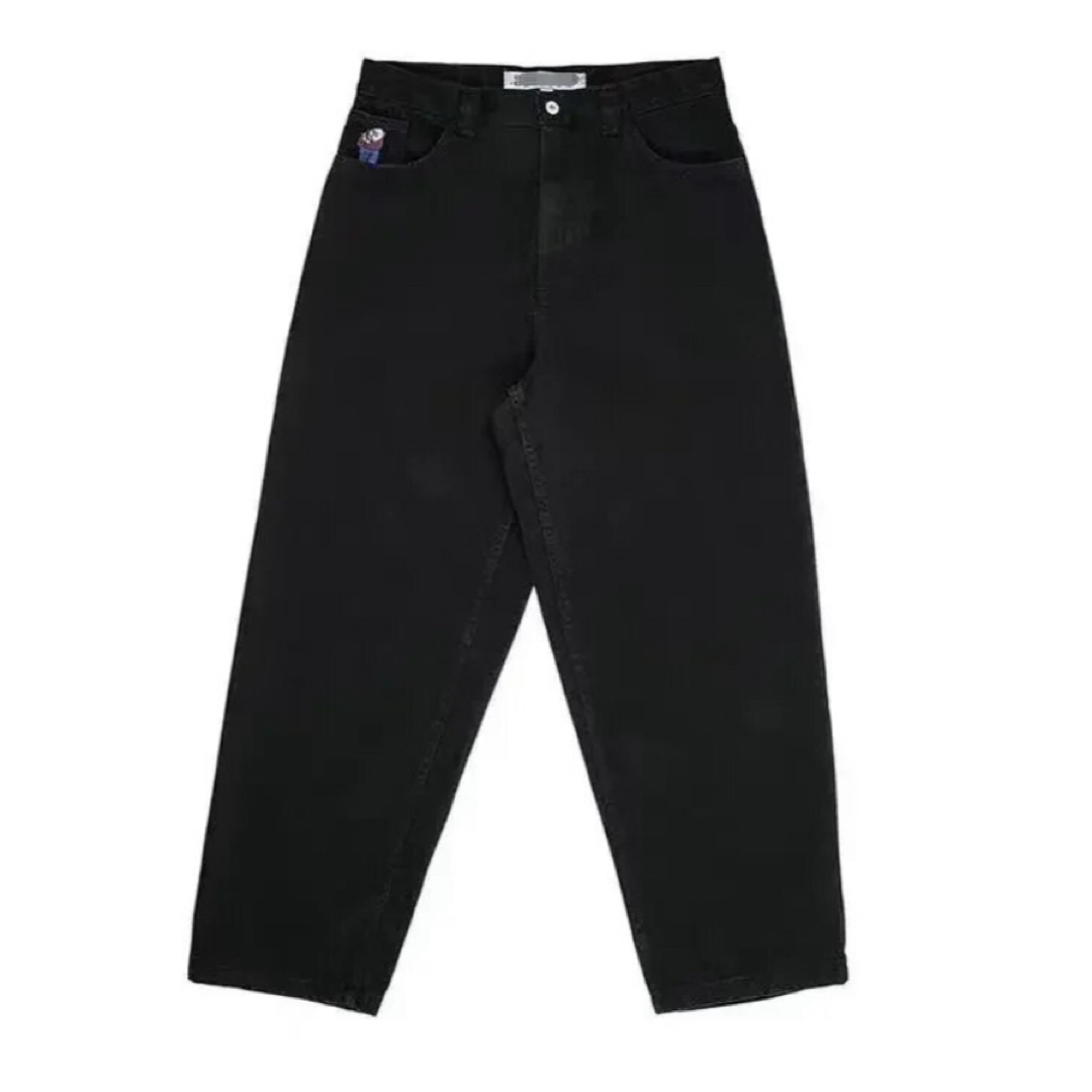 ビッグボーイ Mサイズ ブラック パンツ ズボン レディースのパンツ(カジュアルパンツ)の商品写真