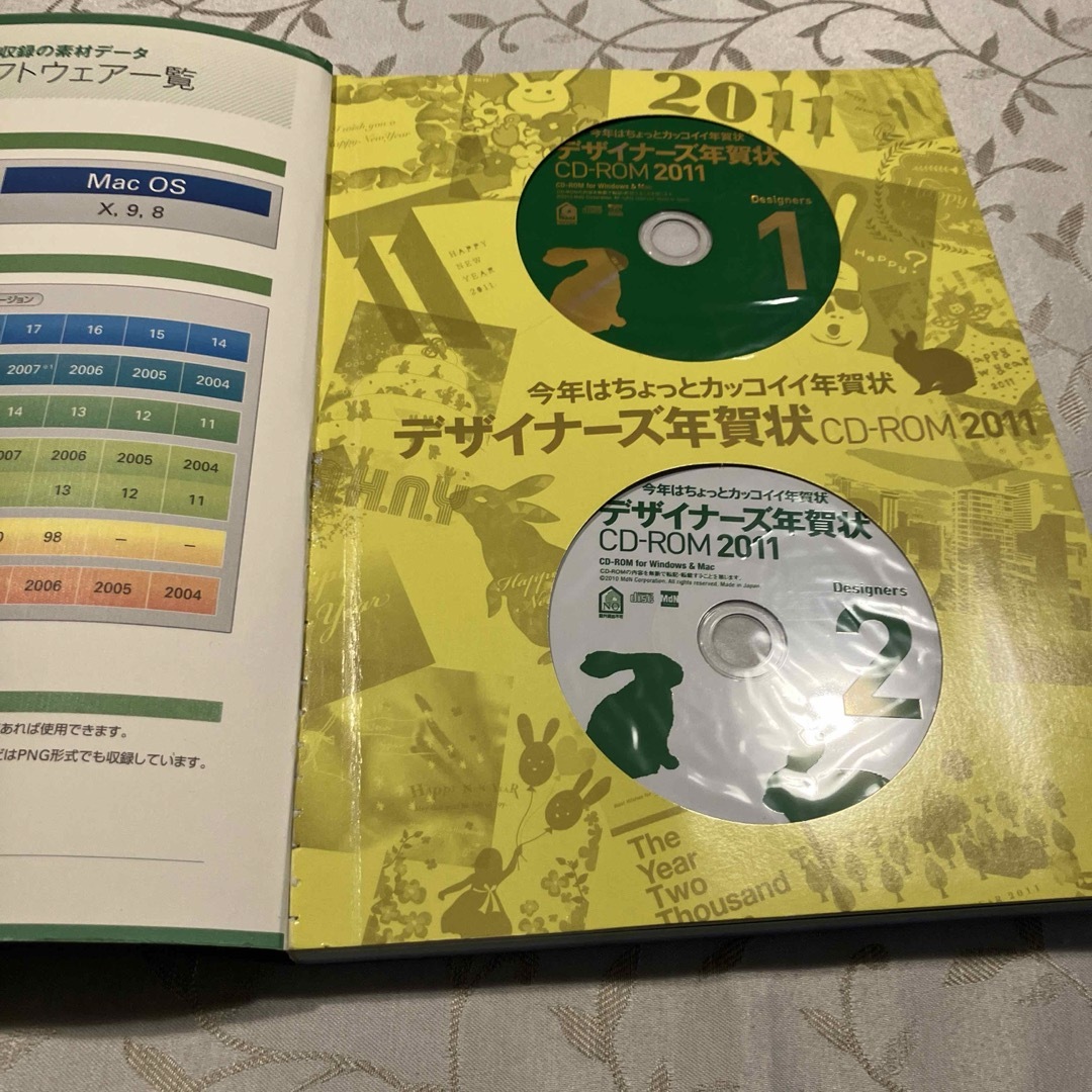 デザイナーズ年賀状 CD-ROM 2011 エンタメ/ホビーの本(趣味/スポーツ/実用)の商品写真