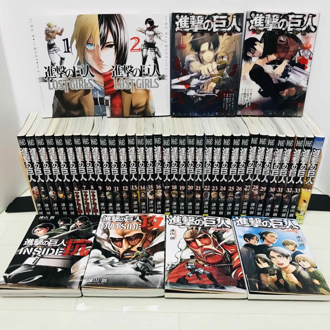 進撃の巨人 漫画全巻 1〜34巻セット - 少年漫画 進撃の巨人 漫画全巻 1〜34巻セット - 少年漫画