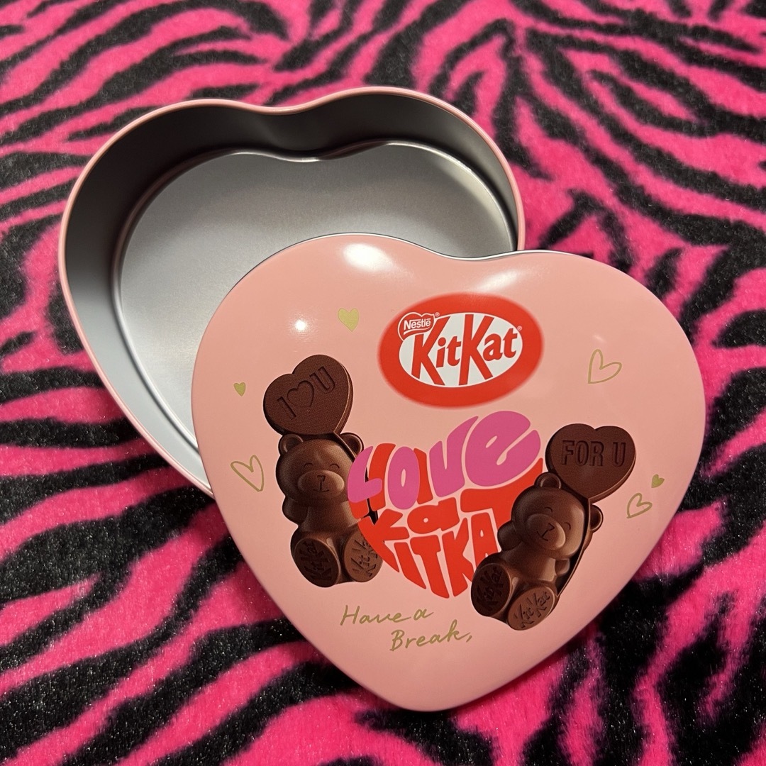 キットカット - キットカット ハートフルベアー ハート缶♡の キットカット - キットカット ハートフルベアー ハート缶♡の