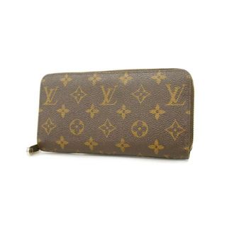 ルイヴィトン(LOUIS VUITTON)の【4ge5486】ルイヴィトン 長財布/モノグラム/ジッピーウォレット/M60017/ブラウン【中古】レディース(財布)