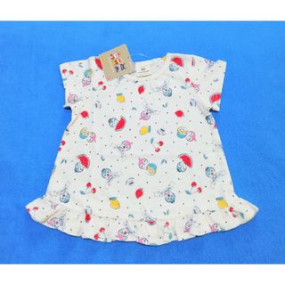 アンパンマン(アンパンマン)の新品　100cm　アンパンマン　2023フルーツ総柄半袖Ｔシャツ　アイボリー(Tシャツ/カットソー)