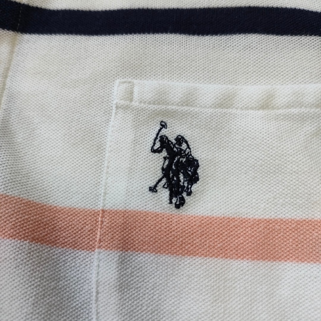 U.S. POLO ASSN.(ユーエスポロアッスン)のUS POLOASSN✨ボーダーポロシャツ　Ｌ メンズのトップス(ポロシャツ)の商品写真