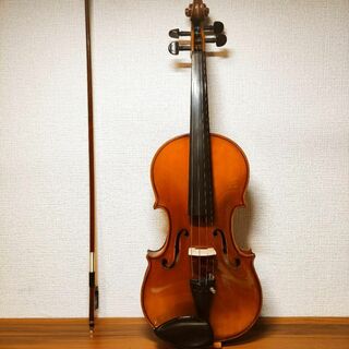 【良乾燥美杢麗音】スズキ No.330 4/4 バイオリン 1978(ヴァイオリン)