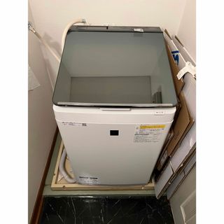 シャープ(SHARP)の【美品】SHARP ES-PU11C 11kg 洗濯乾燥機 ガラスタッチパネル(洗濯機)