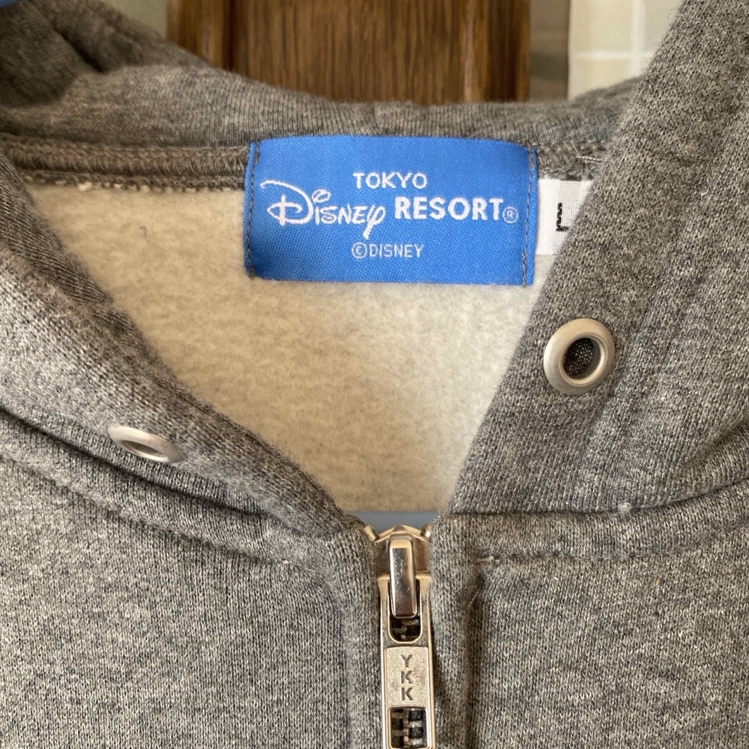 Disney(ディズニー)の東京ディズニーリゾート限定スエットパーカー　グレーＬ レディースのトップス(パーカー)の商品写真