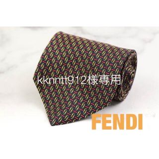 フェンディ(FENDI)のFENDI ネクタイ　ズッカ柄(ネクタイ)