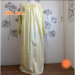 ニコアンド(niko and...)の◎501 ニコアンド 黄色 ワンピ(ロングワンピース/マキシワンピース)