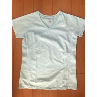 ザノースフェイス(THE NORTH FACE)の値下げ THE NORTH FACE v-neck tee Women L(Tシャツ(半袖/袖なし))