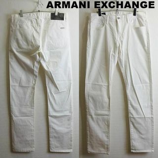 ARMANI EXCHANGE - アルマーニエクスチェンジ　COUPE AJUSTEE　W85cm　ストレッチ　白