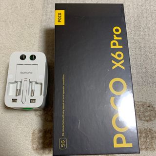 シャオミ(Xiaomi)のXiaomi POCO X6 Pro 5G 黒　12GB/512GB(スマートフォン本体)