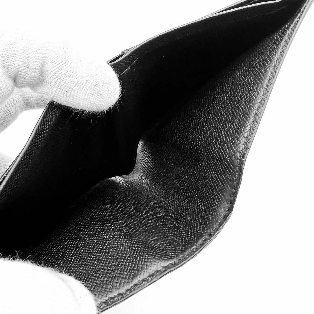 LOUIS VUITTON(ルイヴィトン)のルイヴィトン　ポルトフォイユミュルティプル　ダミエグラフィット　折り財布　黒 メンズのファッション小物(折り財布)の商品写真
