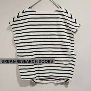 ck76 URBAN RESEARCH DOORS/ボーダーカットソー/トップス