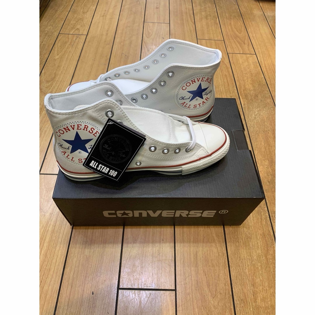 ALL STAR（CONVERSE）(オールスター)の✨新品✨CONVERSE コンバース　オールスター　100 ヒュージパッチ　ハイ レディースの靴/シューズ(スニーカー)の商品写真