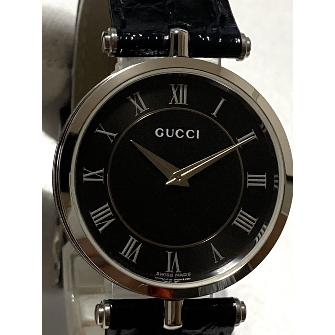Gucci(グッチ)の未使用！　GUCCI グッチ　電池新品　ボーイズサイズ　男女兼用　腕時計 メンズの時計(腕時計(アナログ))の商品写真