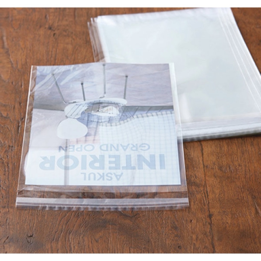 ASKUL(アスクル)の【OPP袋】アスクルオリジナル OPP袋 A4 テープ付き 透明封筒 200枚入 インテリア/住まい/日用品のオフィス用品(ラッピング/包装)の商品写真