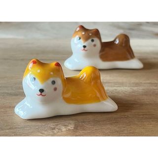 【新品】柴犬の箸置き(2つ)(食器)