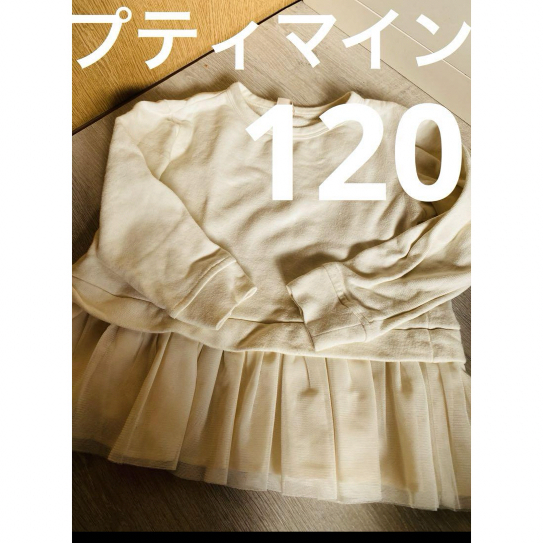 petit main(プティマイン)の▪️プティマイン１２０サイズ キッズ/ベビー/マタニティのキッズ服女の子用(90cm~)(Tシャツ/カットソー)の商品写真