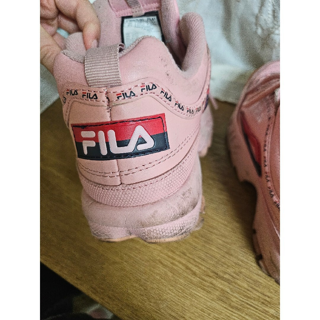 FILA(フィラ)の日本未入荷 英国FILA スニーカー 23~23.5 ピンク レディースの靴/シューズ(スニーカー)の商品写真