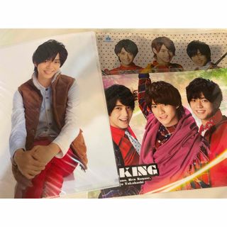 キングアンドプリンス(King & Prince)の永瀬廉　クリアファイル3枚セット　Mr.King ジャニーズワールド　ジャニワ(アイドルグッズ)