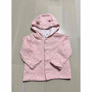 ベビーギャップ(babyGAP)の【5/29廃棄】ベビーギャップ　フェイバリット リバーシブル くまさんパーカー (カーディガン/ボレロ)