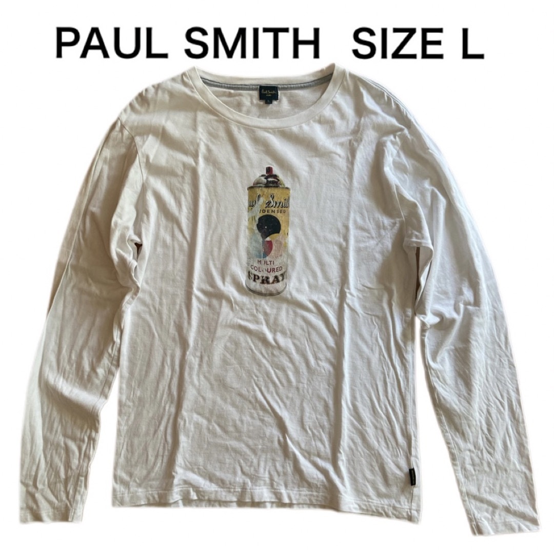 Paul Smith(ポールスミス)のPAUL SMITH ポールスミス 長袖プリントTシャツ スプレーSPRAY L メンズのトップス(Tシャツ/カットソー(七分/長袖))の商品写真