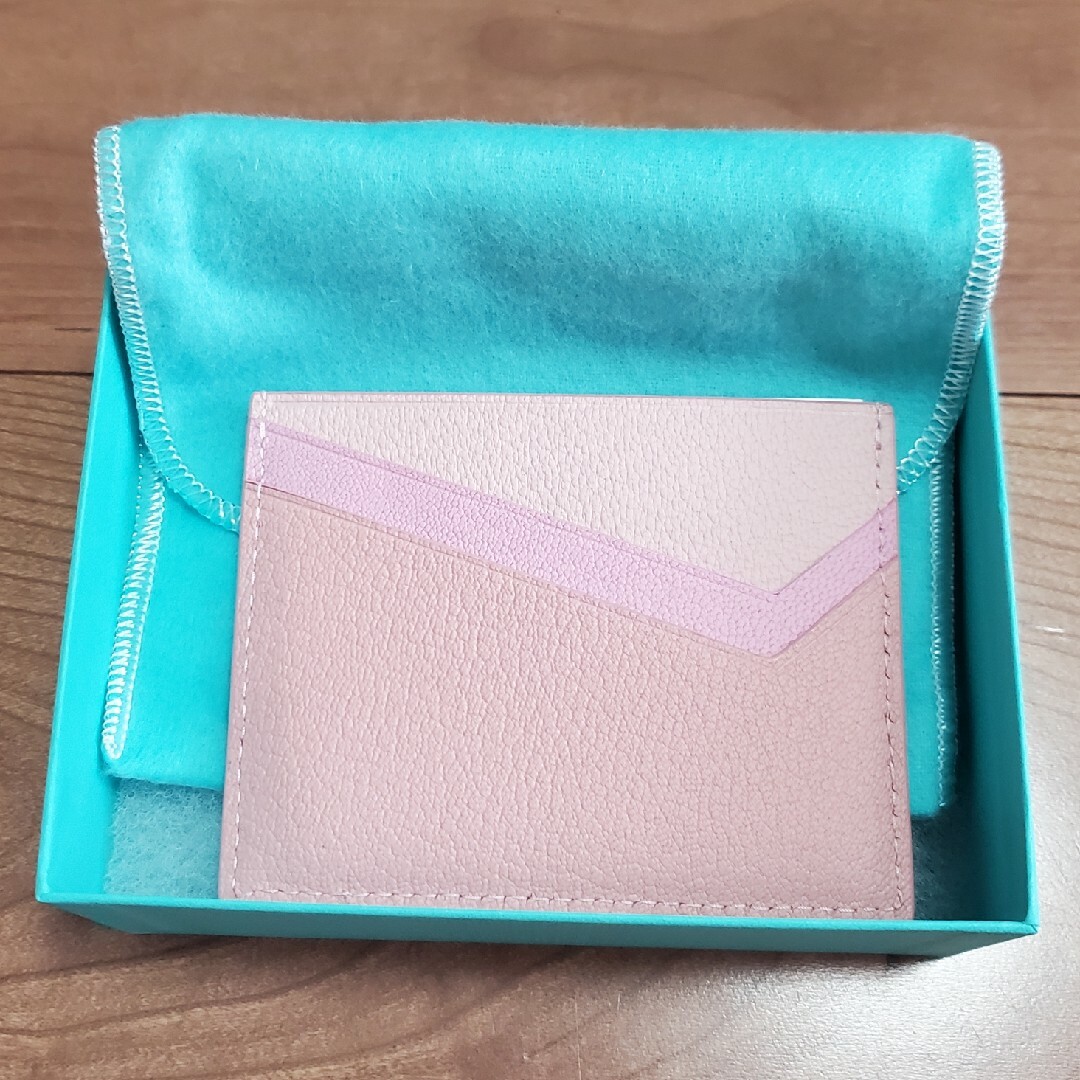 Tiffany & Co. ティファニー T カード ケース カラーブロック Tiffany & Co. ティファニー T カード ケース カラーブロック