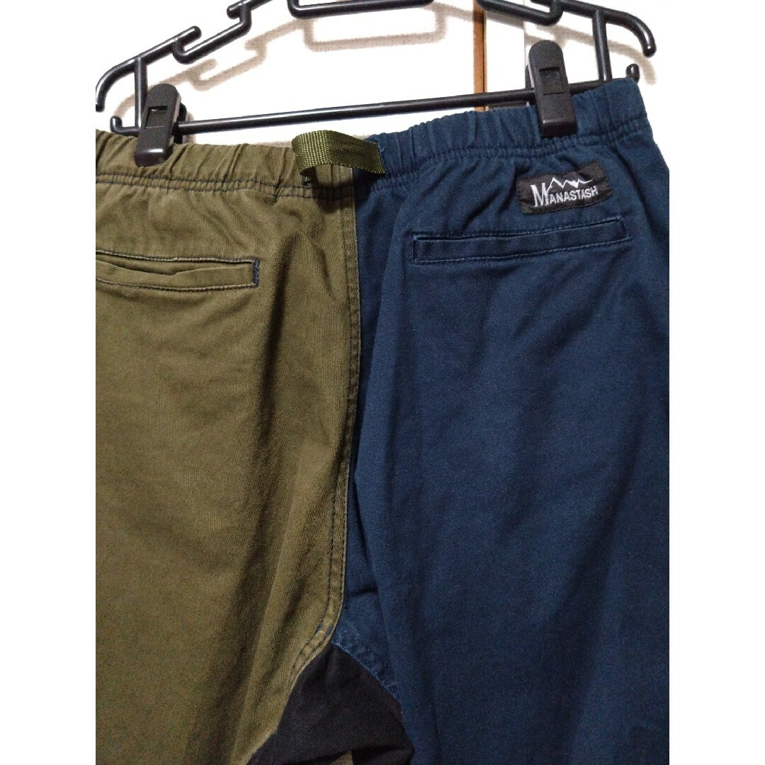MANASTASH(マナスタッシュ)のマナスタッシュ、4色カラーパンツ、半端丈パンツ、XL メンズのパンツ(その他)の商品写真