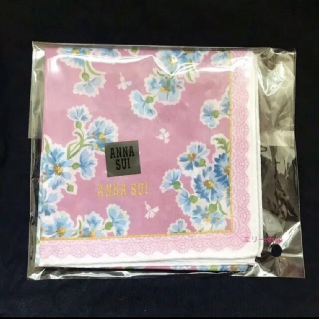 ANNA SUI(アナスイ)の新品未開封♡ アナスイ　フラワーブーケハンカチーフ　花柄 レディースのファッション小物(ハンカチ)の商品写真