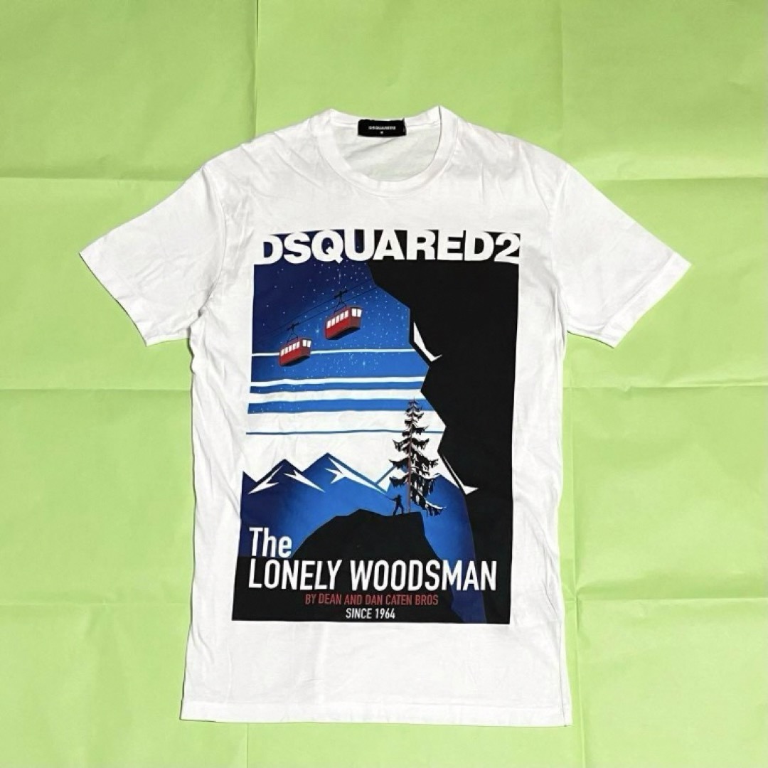 DSQUARED2(ディースクエアード)の【人気】DSQUARED2　ディースクエアード　プリントTシャツ　ブランドロゴ メンズのトップス(Tシャツ/カットソー(半袖/袖なし))の商品写真