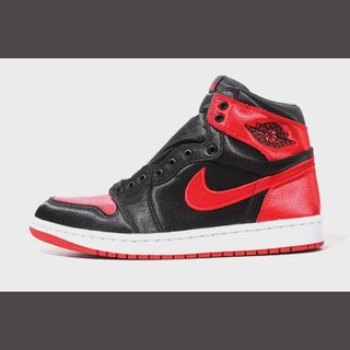 ナイキ(NIKE)の28.5cm 未使用品 NIKE WMNS AJ1HIGH Satin Bred(スニーカー)