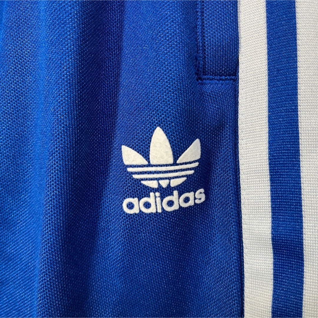 Originals（adidas）(オリジナルス)の【アディダス】ジャージパンツトラックパンツ　ヨーロッパ　ブルー白トレフォイル１R メンズのトップス(ジャージ)の商品写真